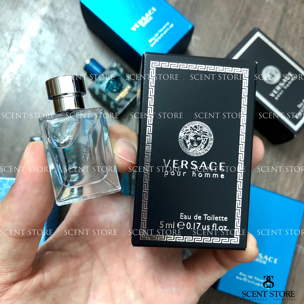 Scentstorevn - Mini chính hãng nước hoa Versace Pour homme, Eros, Eau Fraiche [5ml]