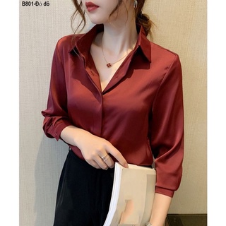 Áo sơ mi nữ form rộng kiểu hàn quốc