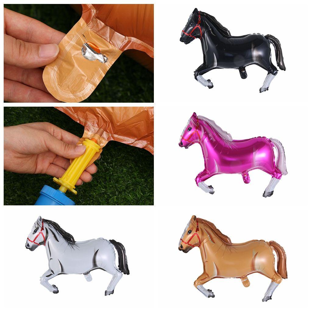 Bong Bóng Nhôm 30 Inch Hình Chú Ngựa Trang Trí Sinh Nhật