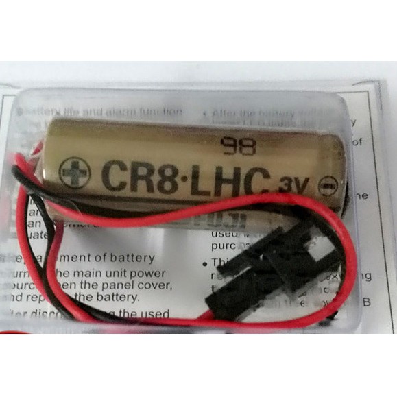 Pin 3V Lithium FUJI CR8.LHC size 4/5A nuôi nguồn PLC CNC