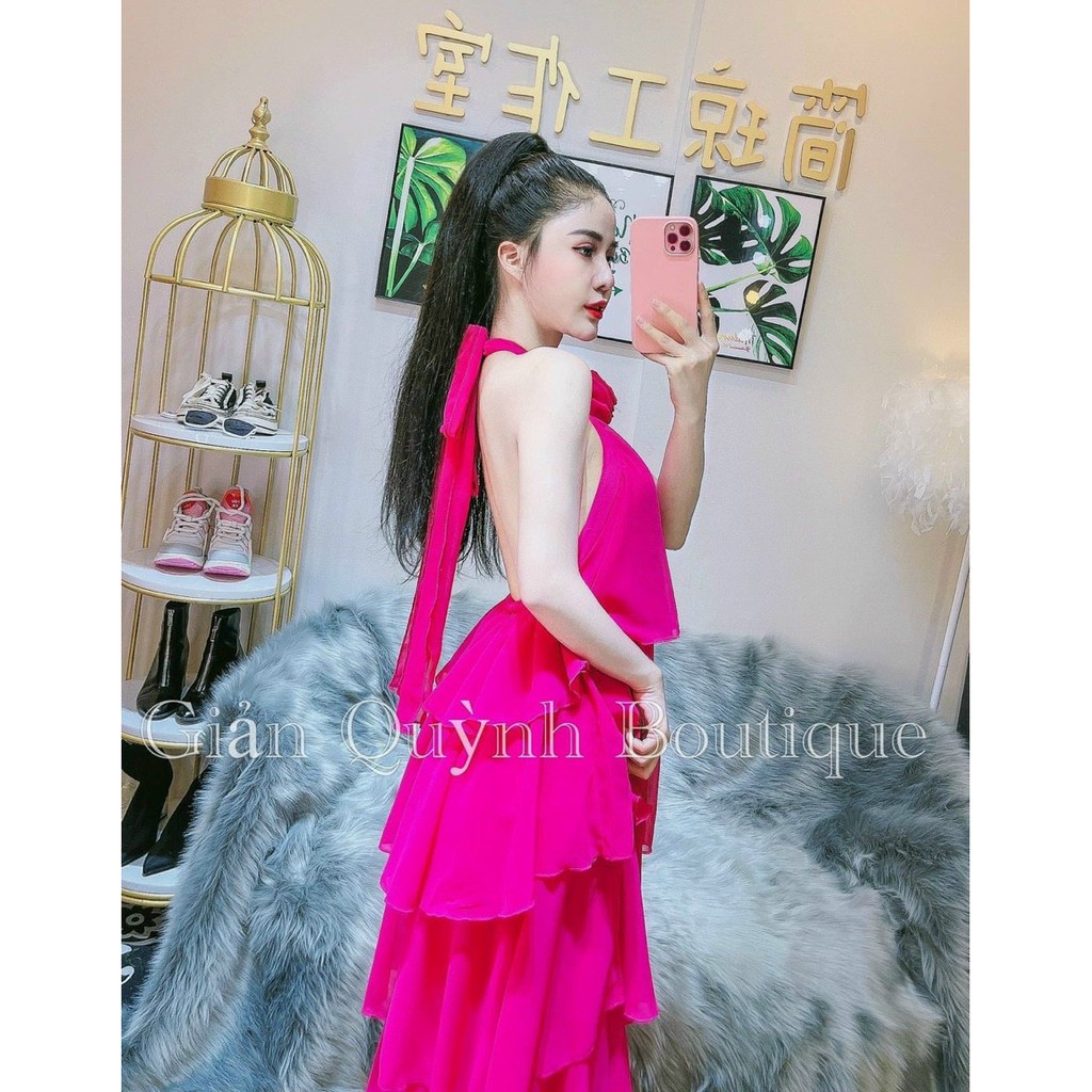 Đầm Maxi Voan Tầng Nhiều Màu Đi Biển Du Lịch Chụp Ảnh Sống Ảo Cực Sang Bin Sports MA009