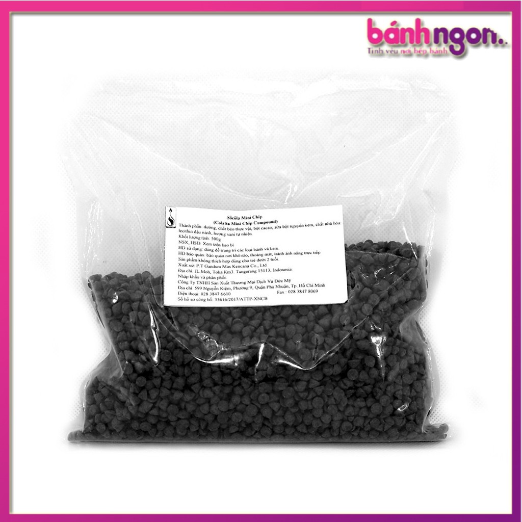 1Kg Socola chip (choco chip) loại đen