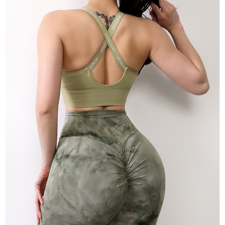 ÁO BRA TẬP GYM,YOGA,ZUMBA  KÉO NGỰC DÂY CHÉO KN01