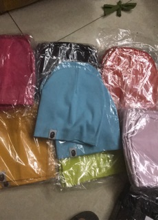 Mũ cotton màu cho bé (được chọn màu)