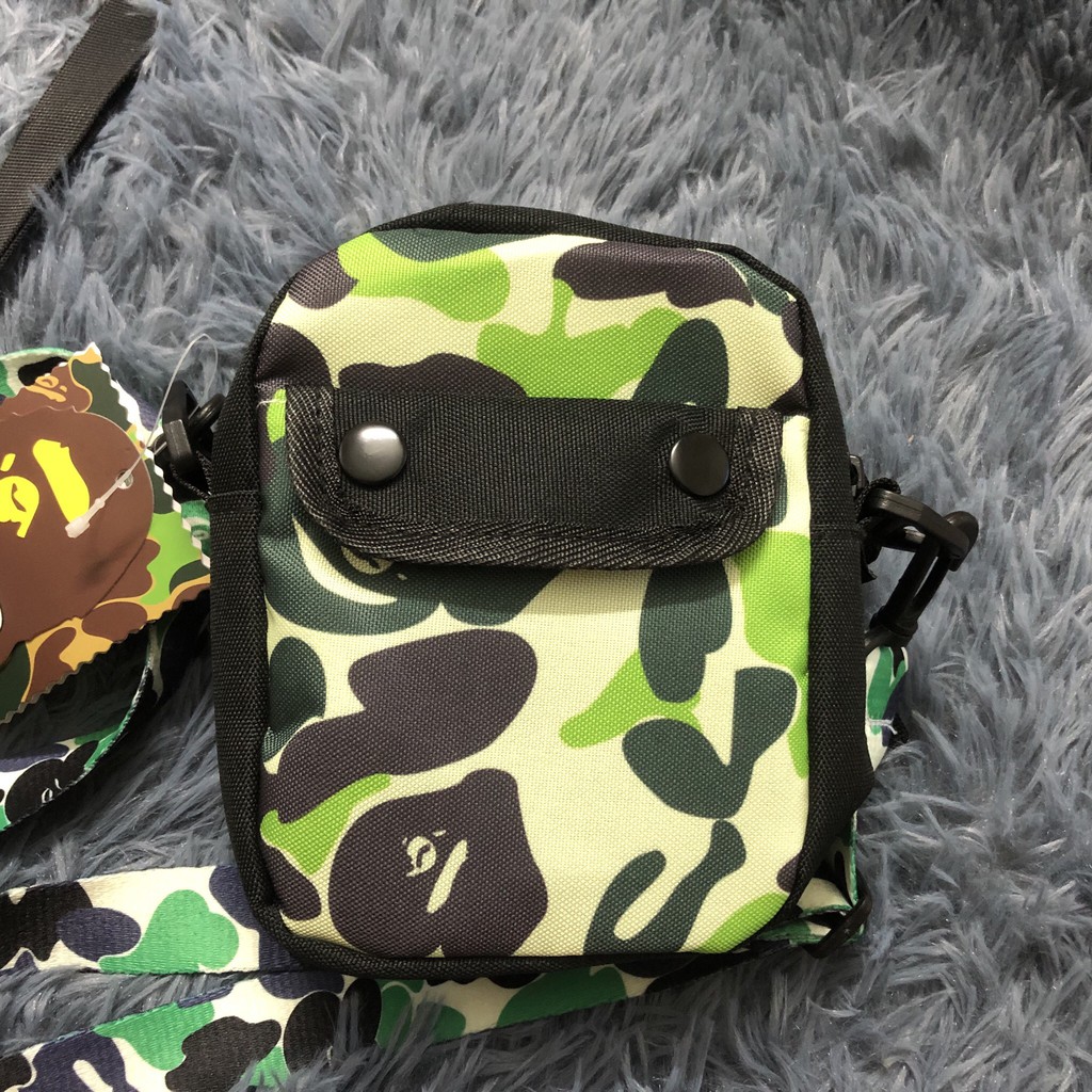 Túi đeo chéo mini Bape_camo nam nữ cực đẹp