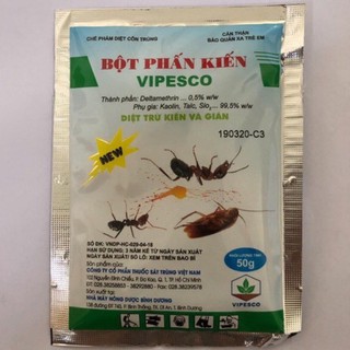 COMBO 5 GOI Bột Phấn Kiến - Trừ Kiến, Gián