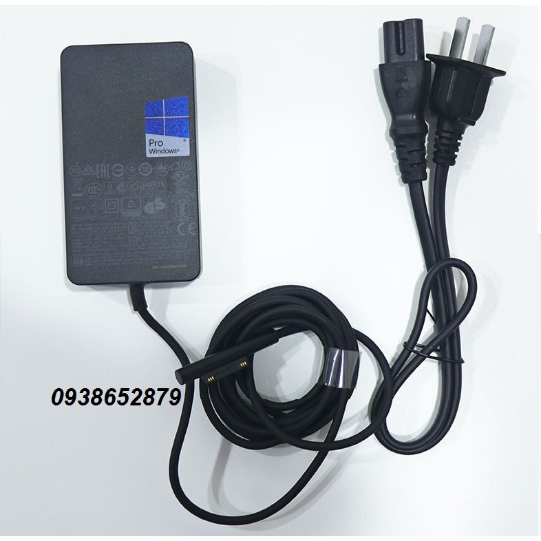Sạc Surface Book 2 (15V-6.33A) 102W ZIN