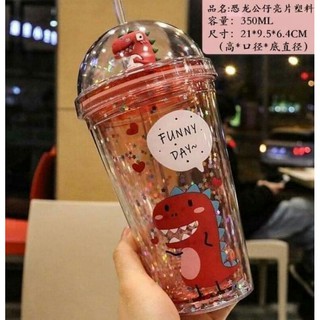 Bình Nước Hình Khủng Long 500ml Siêu Cute