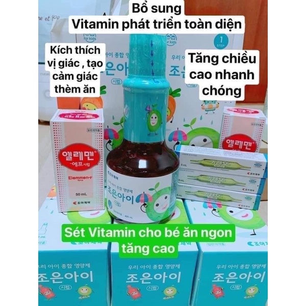 SET SẢN PHẨM VITAMIN KHỦNG LONG CHO BÉ HAY ĂN CHÓNG LỚN