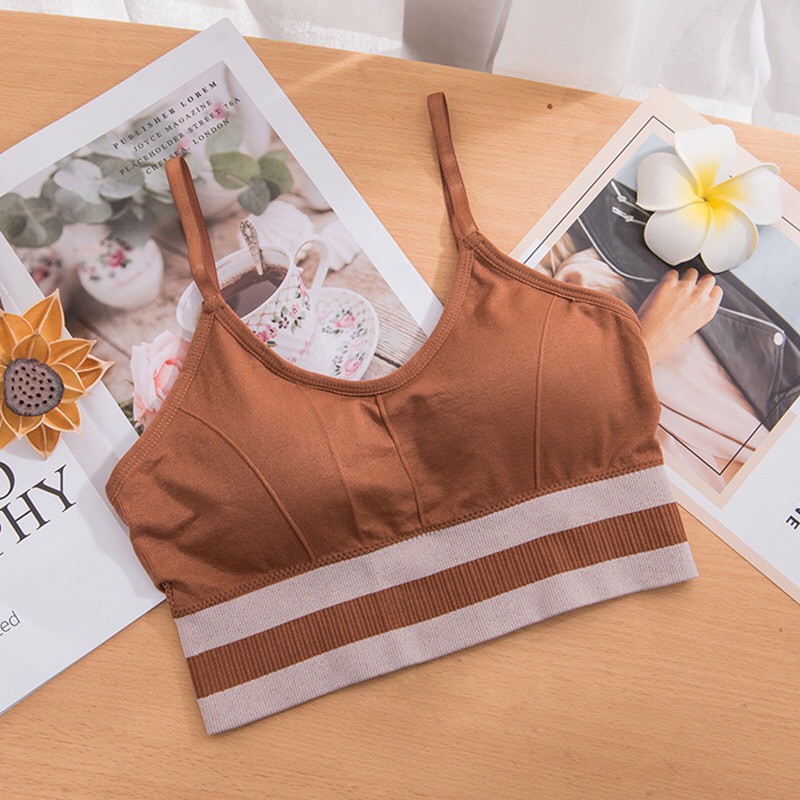 Áo Bra 2 Dây Tập Gym Yoga Eerobic Dáng Ôm Kiểu Croptop Siêu Hot - Siêu Xịn - Co Dãn Siêu Tốt M14 | BigBuy360 - bigbuy360.vn