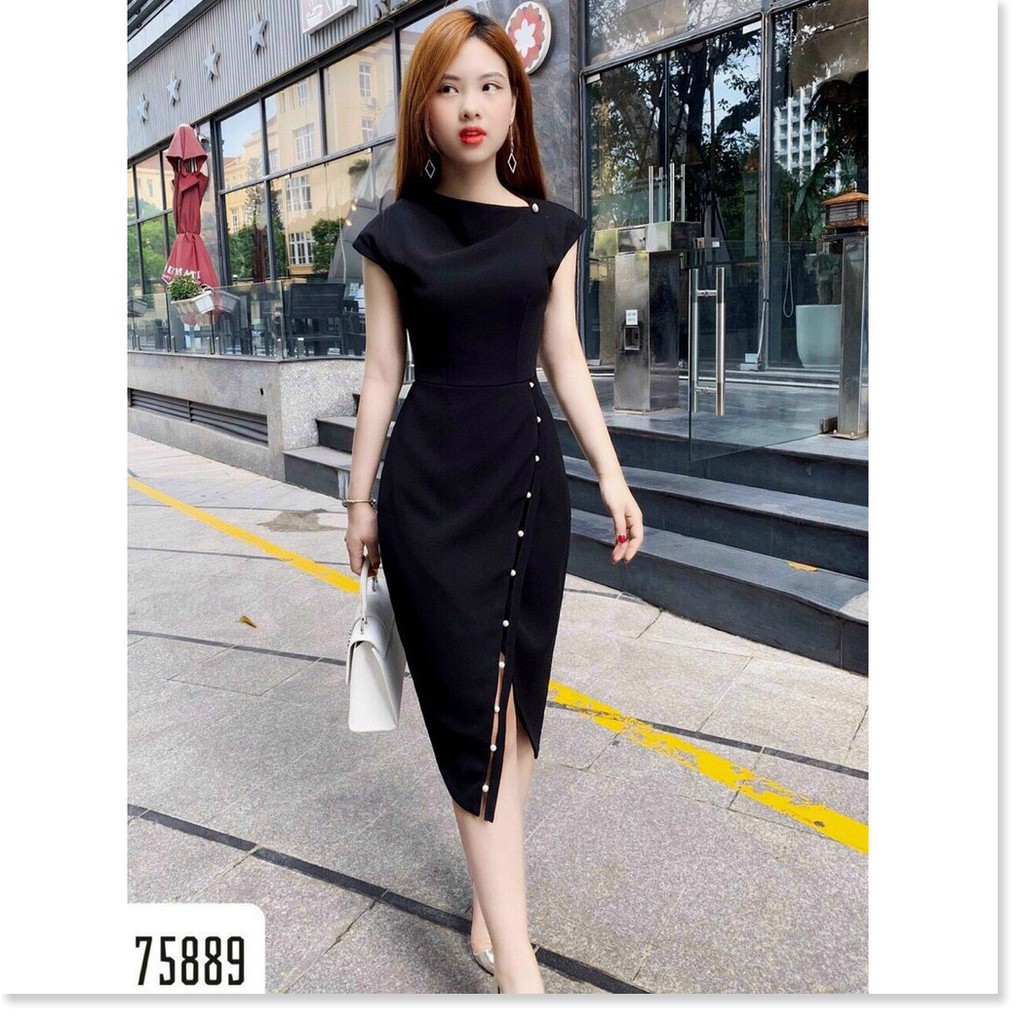 ĐẦM UMI ĐÍNH CƯỜM 2 MÀU XINH XẮN,HỌA TIẾT TRƠN NHƯNG KHÔNG KÉM PHẦN SANG TRỌNG KHÁNH AN FASHION