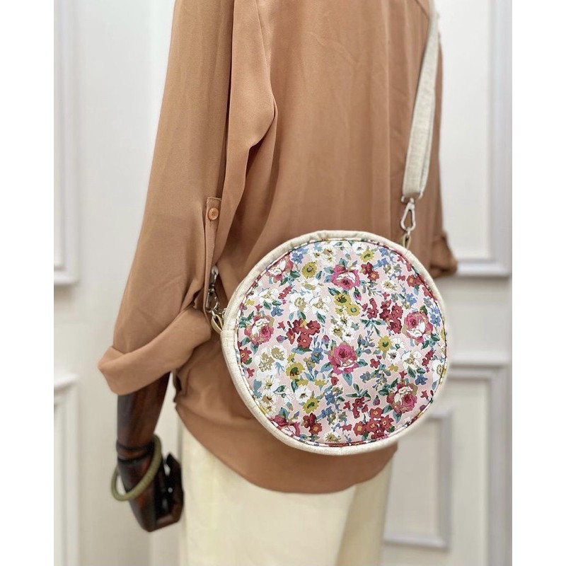 Túi LanV Floral Round Bag
