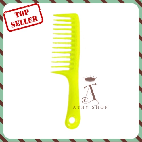 LƯỢC NHỰA RĂNG THƯA MÀU TRƠN CAO CẤP, lược chải tóc loại lớn, lượt tạo kiểu mẫu tóc chuyên nghiệp, lược gia đình