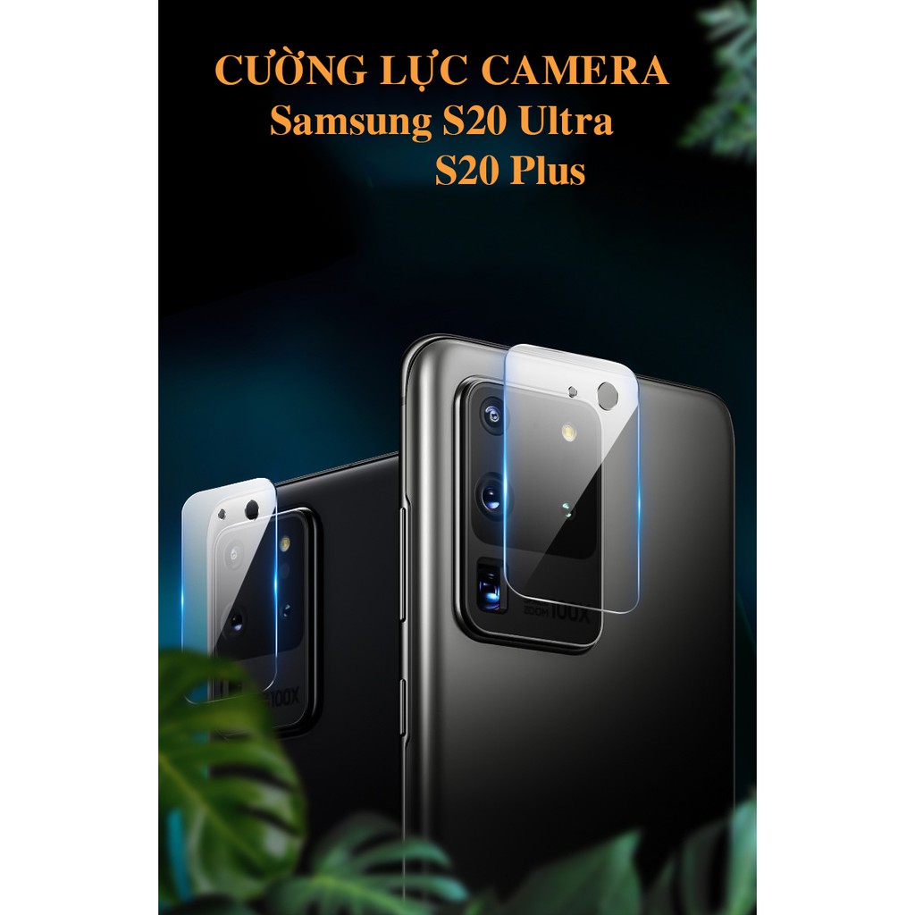 Miếng Dán Kính Cường Lực Camera Samsung Galaxy Note 20 Ultra / Note 20 / S20 Ultra / S20 Plus