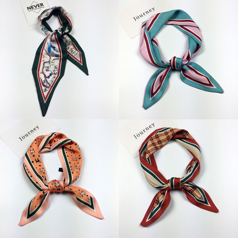 Khăn Choàng Dệt Kim 90cm Họa Tiết Kim Cương Phong Cách retro Hàn Quốc