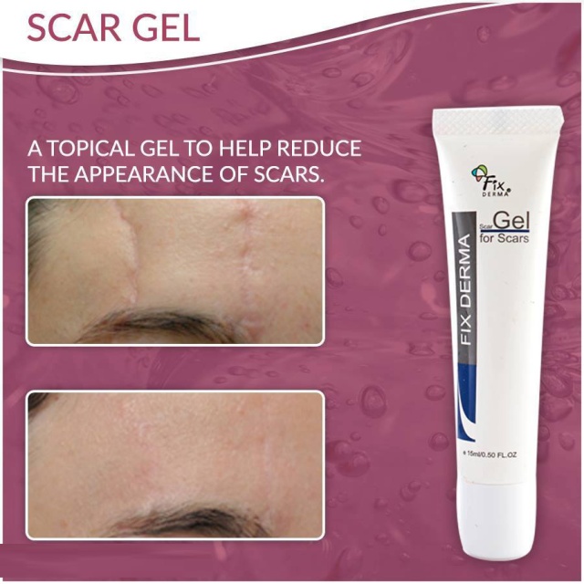 Gel làm mờ sẹo Fixderma Scar Gel làm mờ sẹo do mụn, bỏng, rạn da, vết thương, phẫu thuật.