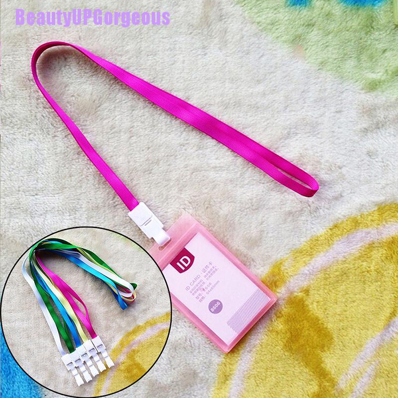 1 Bao Đựng Thẻ Id Bằng Nhựa Có Dây Đeo Cổ