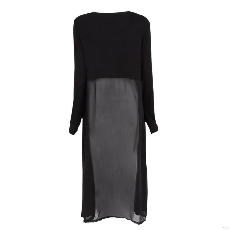 Áo Khoác Dệt Kim Tay Dài Thiết Kế Oversized Cho Phái Nữ