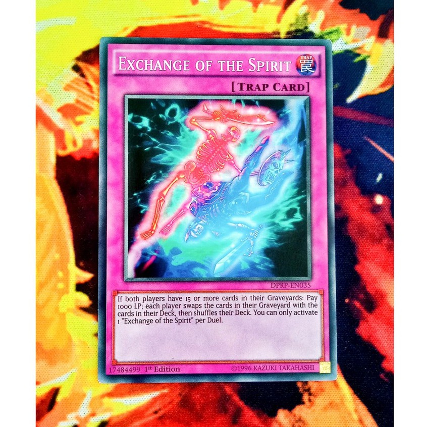 [ ĐỖ LẠC SHOP ] THẺ BÀI YUGIOH - TRAP - Exchange of the Spirit - DPRP-EN035 - Common 1st Edition