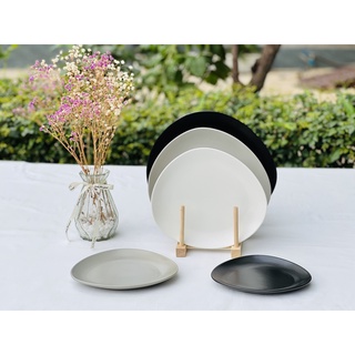 Set đĩa phong cách độc đáo Pebble - Erato - Hàng nhập khẩu Hàn Quốc