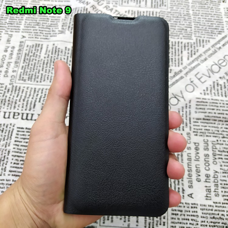 Bao Da Xiaomi Redmi Note 9 / Redmi Note 9 Pro / Redmi Note 9S Kiểu Dáng Gấp 2 Mặt Và Có Phối Ví Sang Trọng