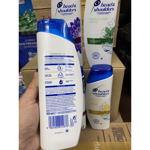 Dầu Gội Head &amp; Shoulders 400ml Chính Hãng ( khách đọc kĩ thông tin trước khi mua hàng nhé )