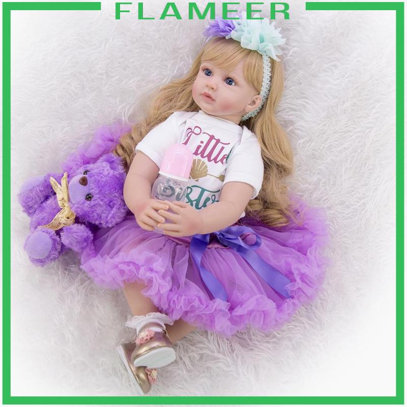Bộ Tóc Giả Dài 24 "60cm Hóa Trang Halloween Cho Bé Gái