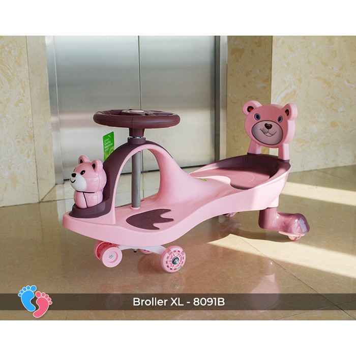 Xe lắc trẻ em Broller BABY PLAZA XL-8091B (có tựa lưng)