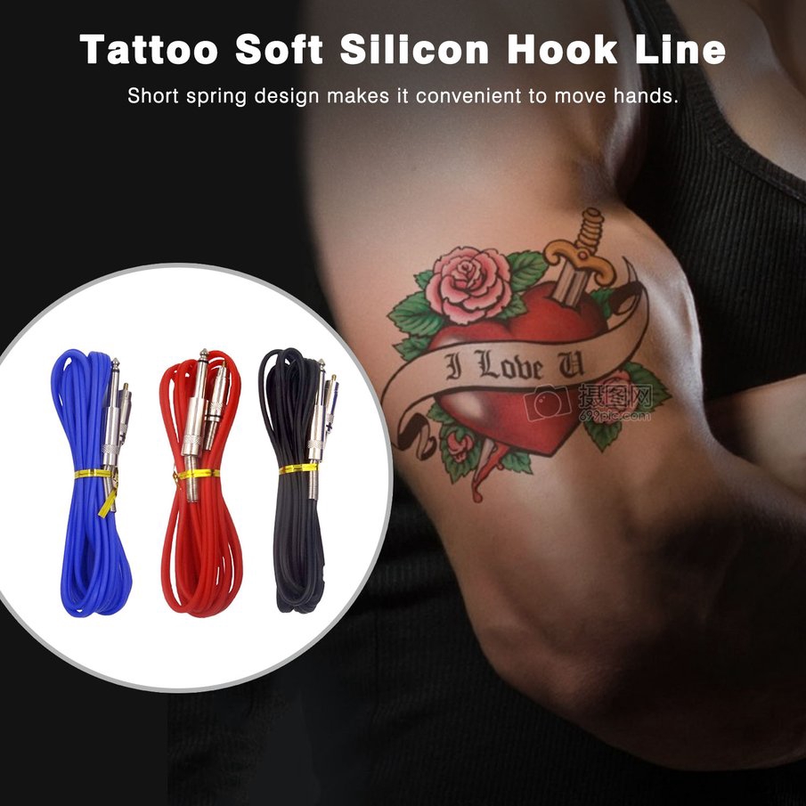 Dây Móc Máy Xăm Bằng Silicone