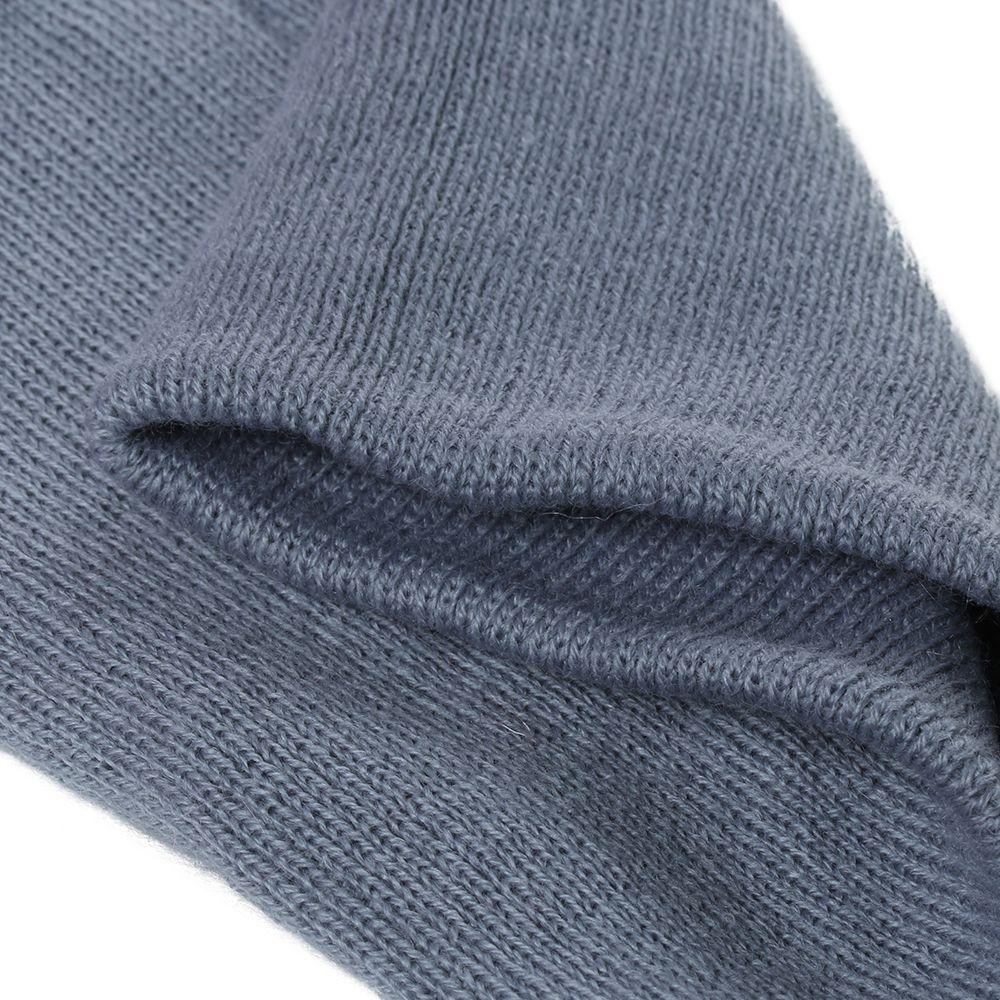 Bộ 2 Mũ Len Beanie Đính Quả Bông Giữ Ấm Cho Ba Mẹ Và Bé