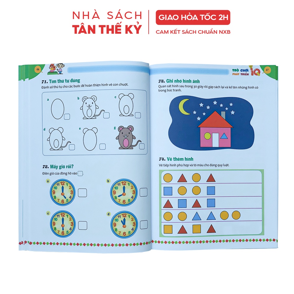 Sách 111 trò chơi phát triển IQ cho bé tư duy ghi nhớ logic số học | BigBuy360 - bigbuy360.vn