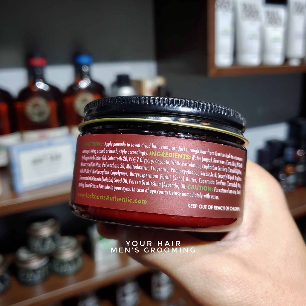 Pomade tạo kiểu Lockhart's Unorthodox WB Goon Grease - 105 gram | Gốc nước - Water Based