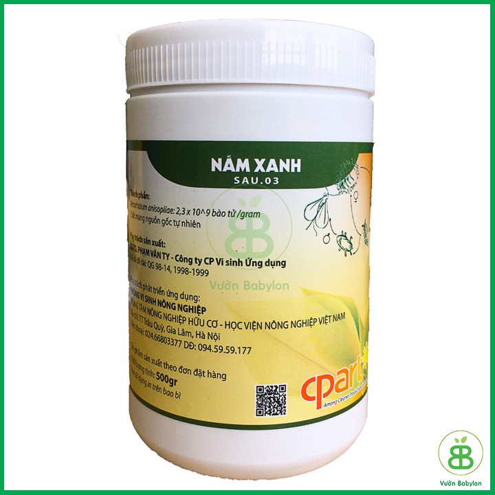 Phòng Trừ Sâu Bệnh Cây Trồng Nấm Xanh