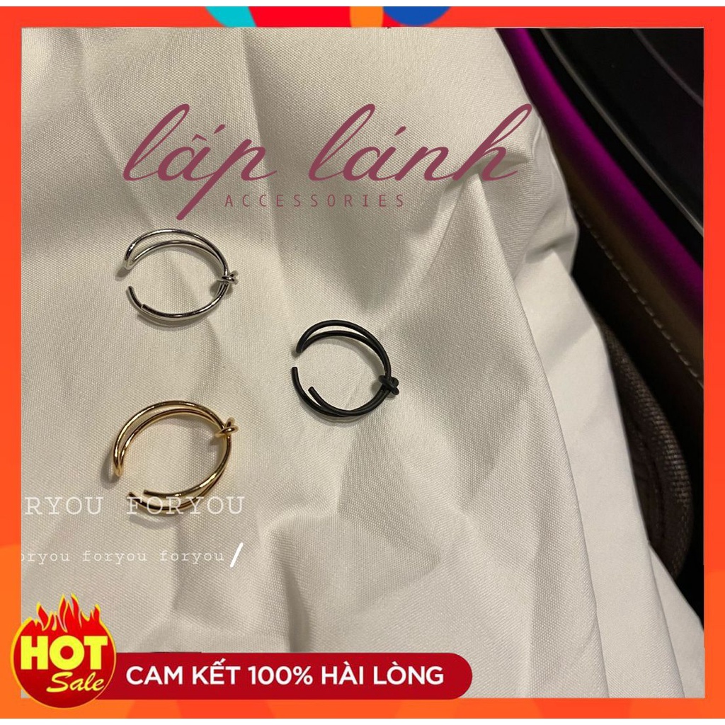 NHẪN KIỂU CO GIÃN UNISEX NAM NỮ THỜI TRANG PHONG CÁCH HÀN QUỐC CÁ TÍNH NỔI BẬT 222NHA01