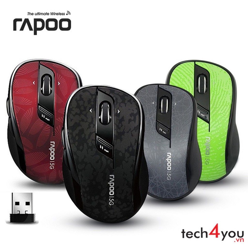 [Freeship toàn quốc từ 50k] Chuột không dây Rapoo 6080 bluetooth