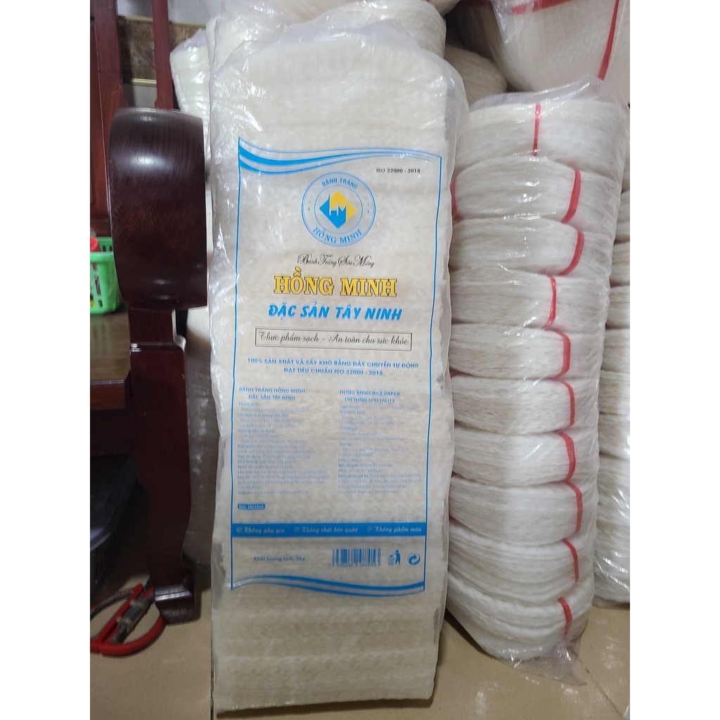 Bánh tráng vuông Hòa Tâm mỏng, dẻo cuốn rau12 - 200g