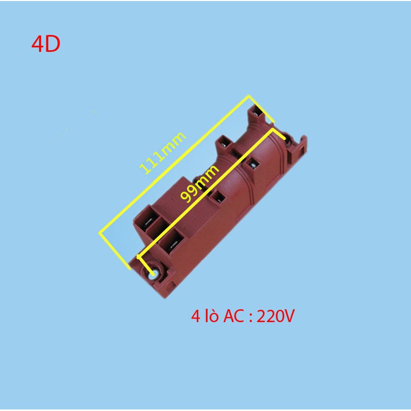 IC ĐIỆN 4 LÒ AC-220V ĐÁNH TIA LỬA ĐIỆN MỒI LỬA BẾP GAS ÂM