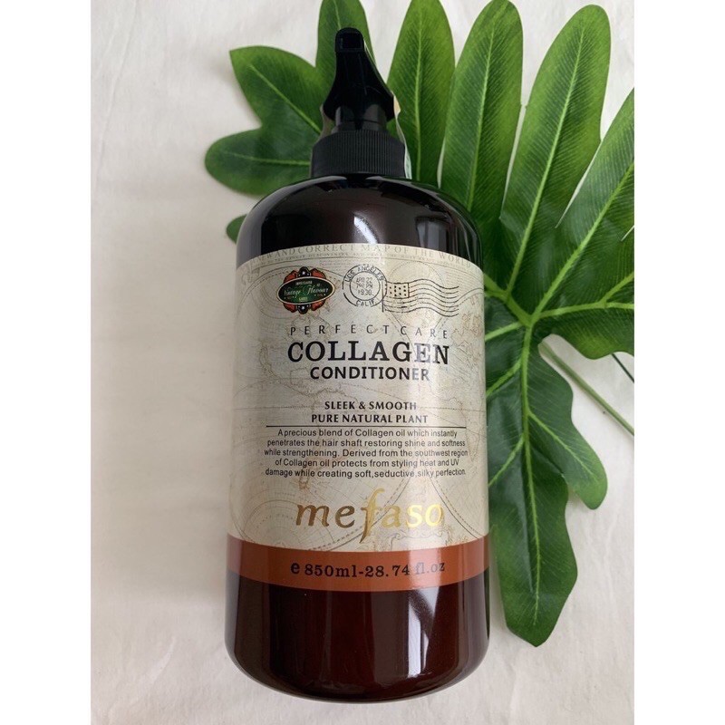 cặp dầu gội collagen mefaso 850ml