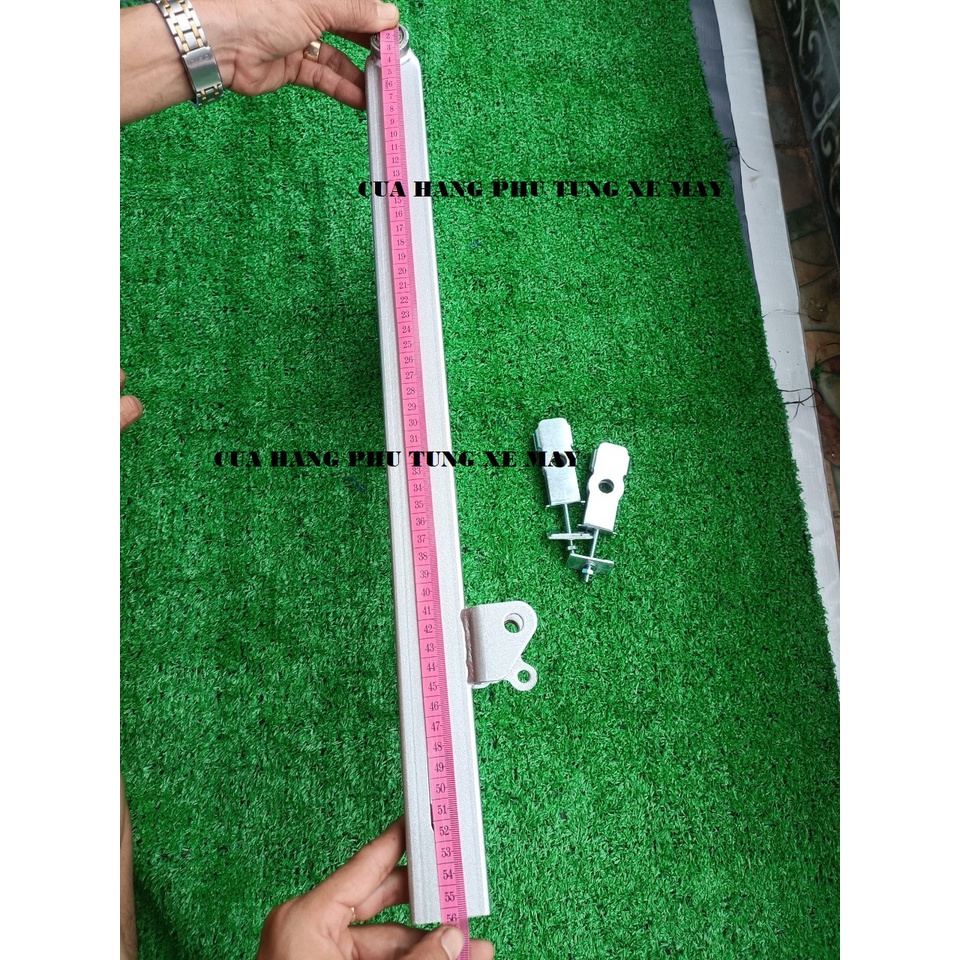 Gấp Sirius, Jupiter 55cm trơn không phay lổ màu bạc tặng kèm pát tăng sên