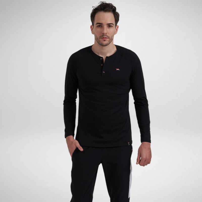 Áo thun dài tay nam Wolmaxx áo henley nam phong cách trẻ trung giữ nhiệt mùa đông | BigBuy360 - bigbuy360.vn