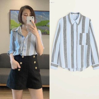 Sơ mi kẻ mango auth