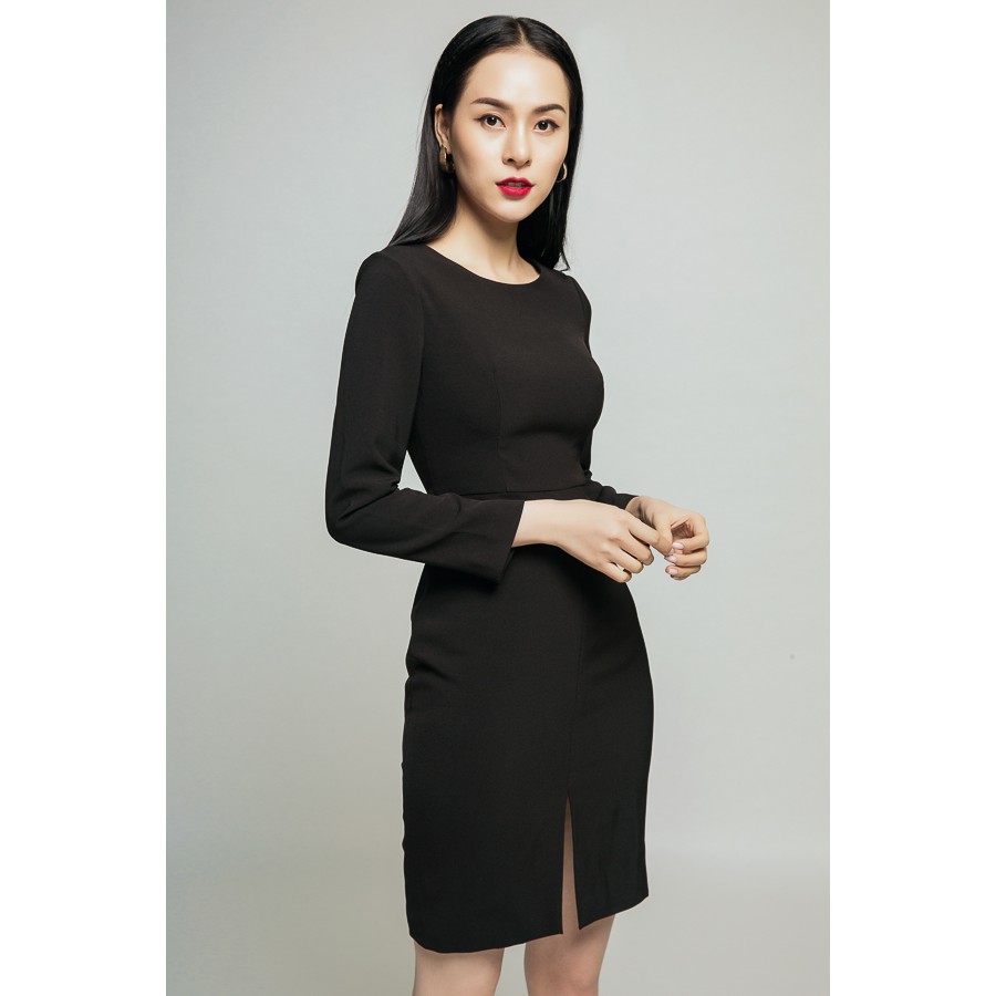 Đầm dài tay 2 lớp thiết kế IVY moda MS 49M2625 | BigBuy360 - bigbuy360.vn