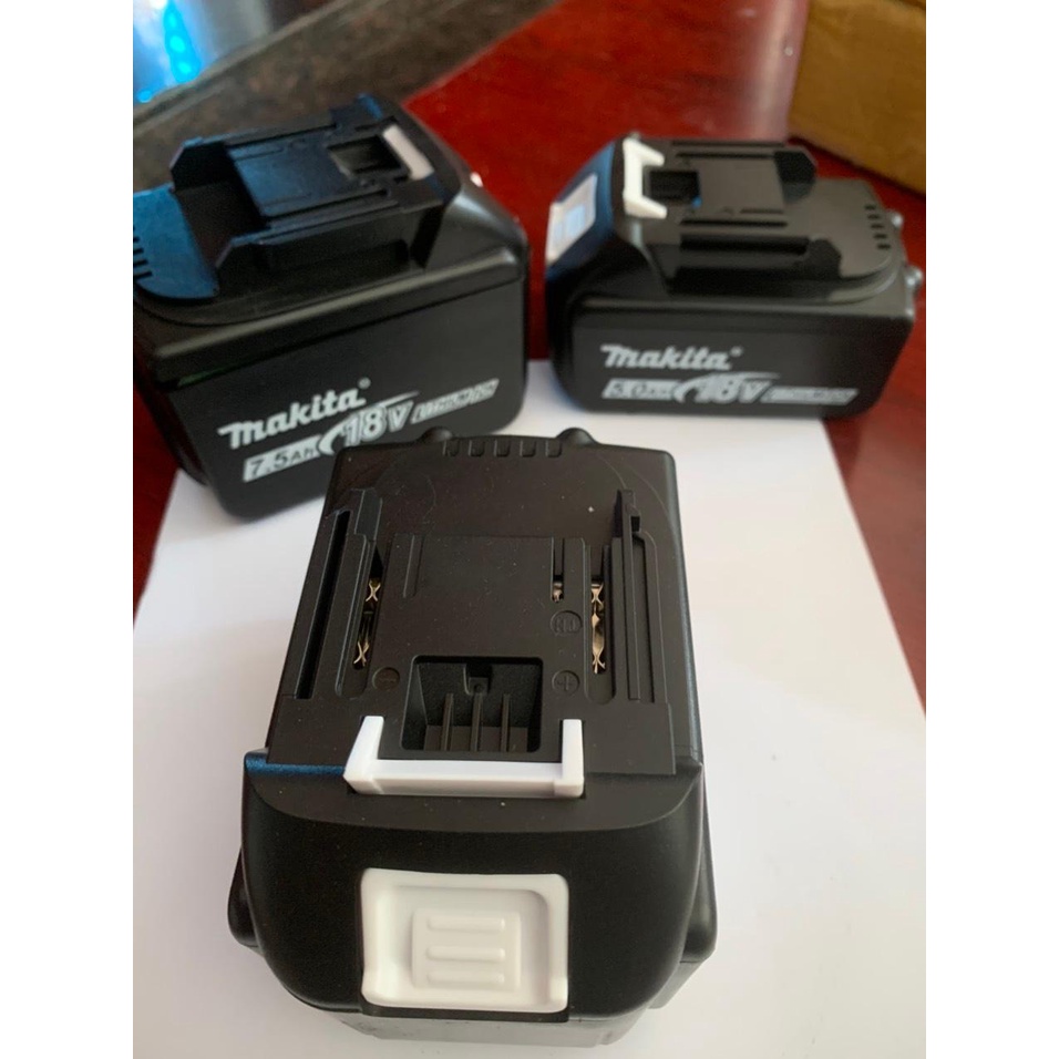 Pin máy siết bulong, máy khoan, bắt vít MAKITA chuẩn 5a 10 Cell . 7,5a 15 cell mạch bảo vệ 65AH lõi pin lisen tháo khối