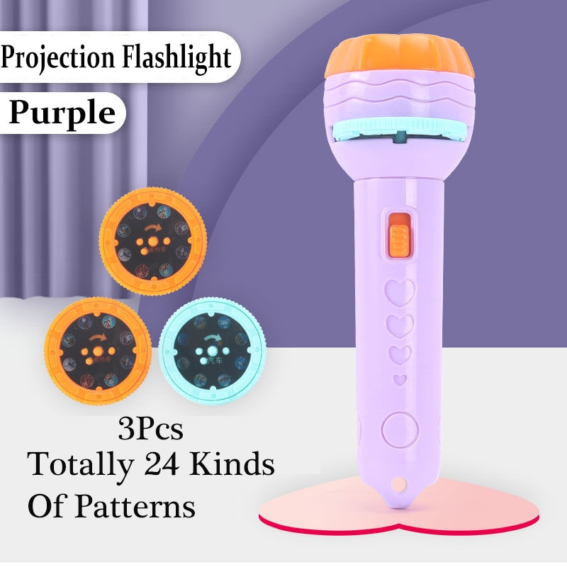 Đèn pin chiếu với 24 hình ảnh vui nhộn độc đáo dành cho trẻ em