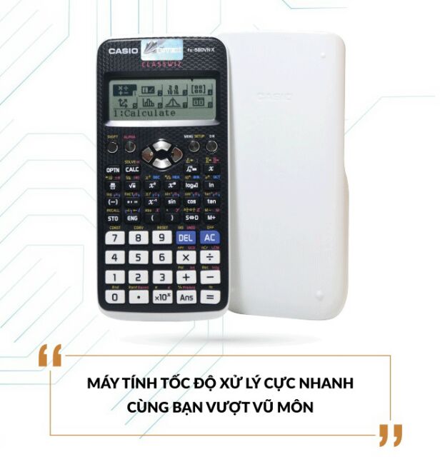 [HÀNG CHÍNH HÃNG] Máy tính Casio fx 580vnx bảo hành 7 NĂM 1 đổi 1