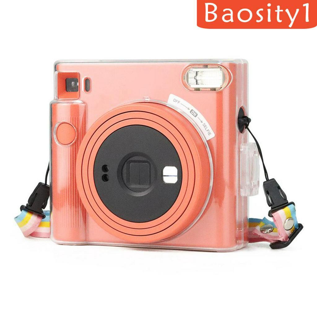[Baosity1] Ốp Nhựa PVC Cứng Trong Suốt Bảo Vệ Máy Ảnh Fujifilm Instax Square SQ1