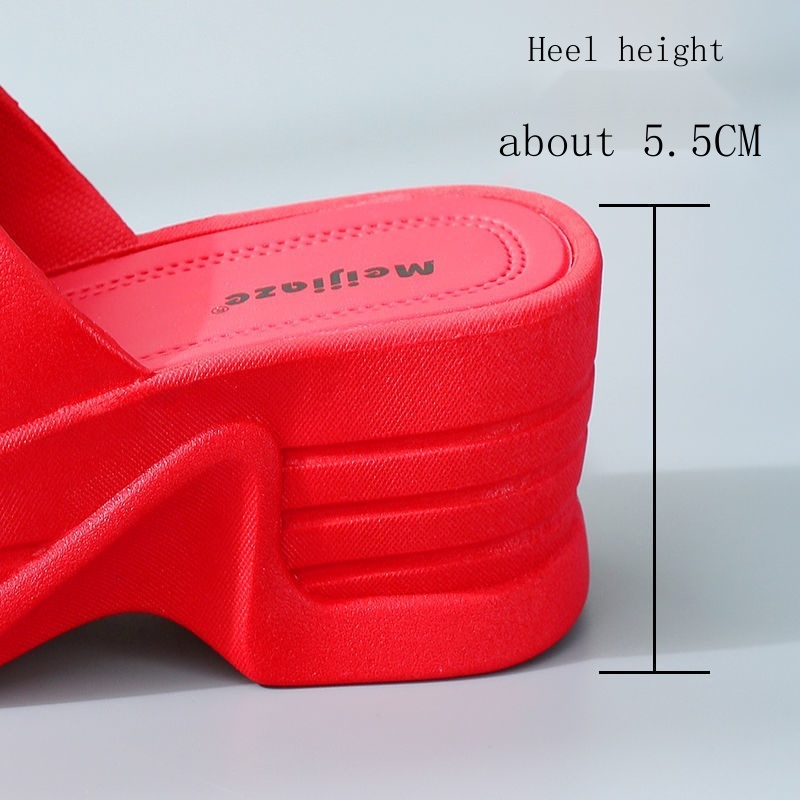 Dày cơ sở chống trượt mùa hè thời trang nữ dép