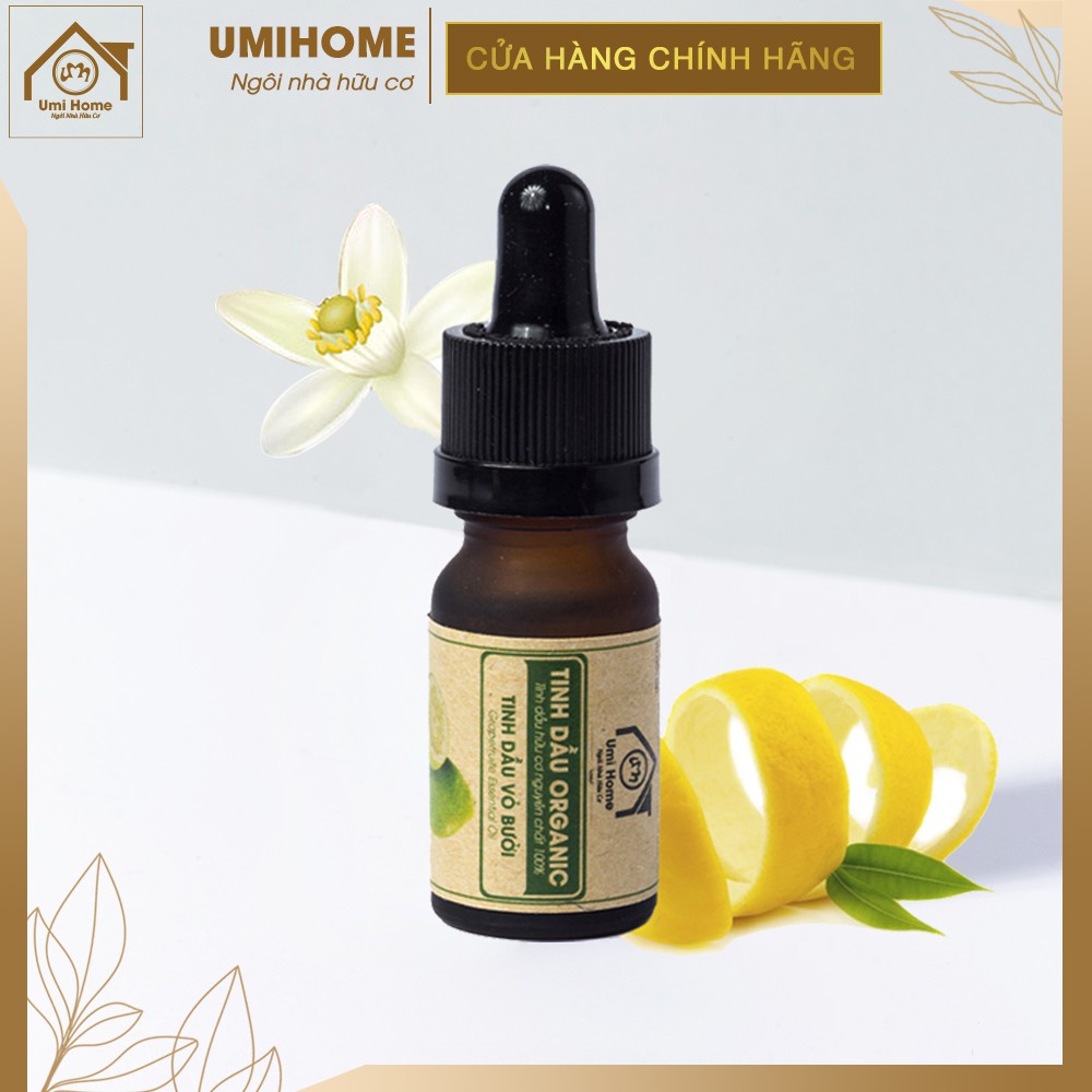 Tinh dầu Vỏ Bưởi hữu cơ UMIHOME 10ml nguyên chất