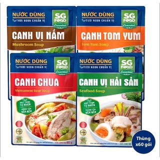 2/23)Nước dùng canh SG Food (tomyum/canh chua/nấm/hải sản) 60g