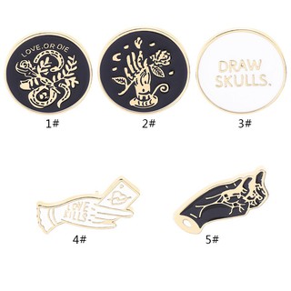 Love Or Die Brooch Garment Bag Accessories Bag